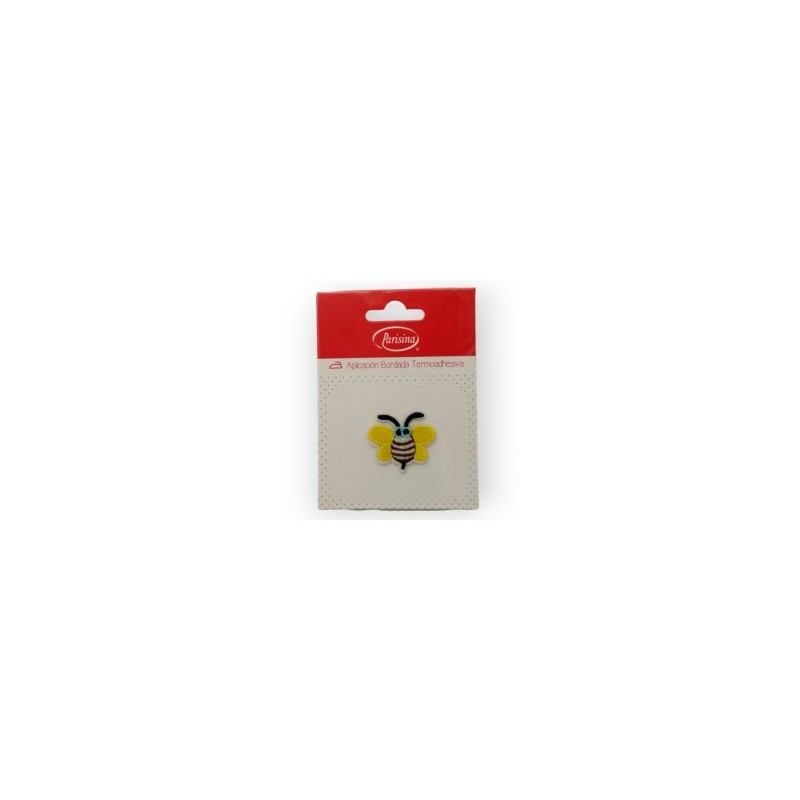 Aplicación Bordada Abeja Con Ojos