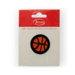 Aplicación Bordada Balón Basket