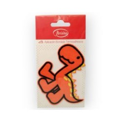 Aplicación Bordada Baby Estegosaurio
