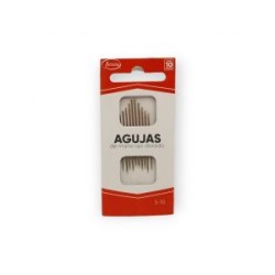 Aguja para coser a mano 5 a 10 Ojo dorado