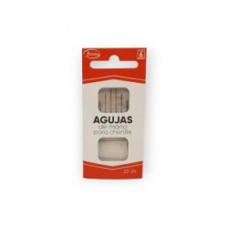 Aguja para coser a mano 22 a 24 Para Chenille con punta