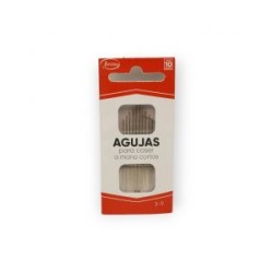 Aguja para coser a mano 3 a 9 Paara costura