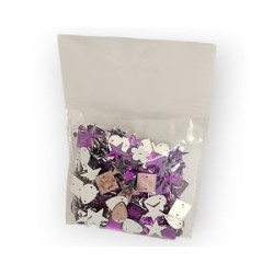 Piedra acrílica para coser Multiformas Morado