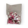 Piedra acrílica para coser Multiformas Rosa