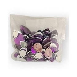 Piedra acrílica para coser Gota Morado