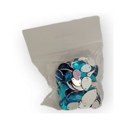 Piedra acrílica para coser Gota Turquesa