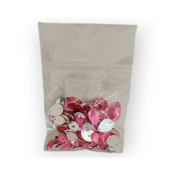 Piedra acrílica para coser Gota Rosa