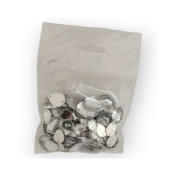 Piedra acrílica para coser Gota Plata