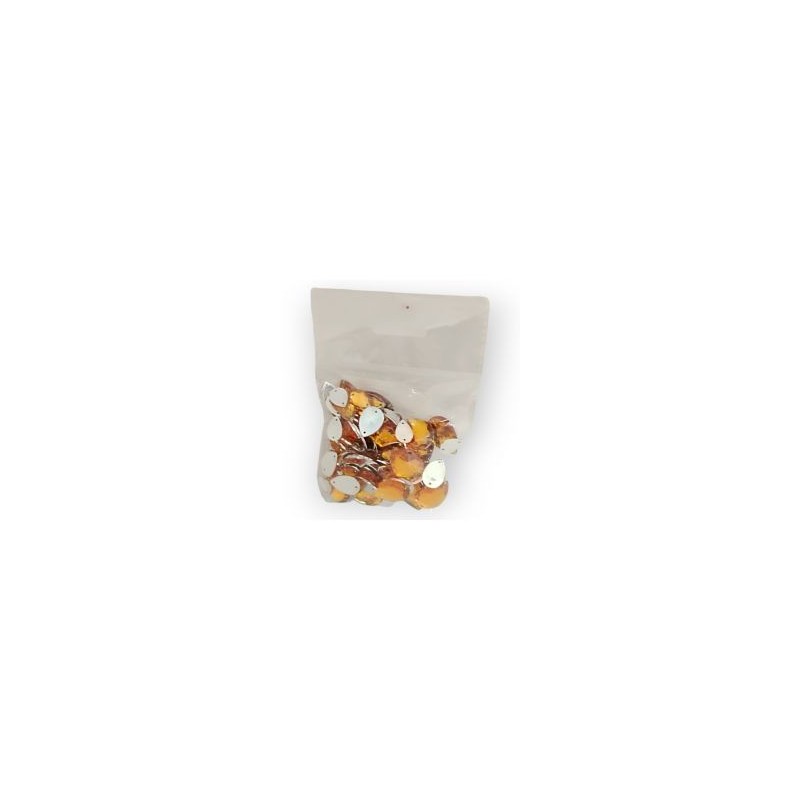 Piedra acrílica para coser Gota Oro