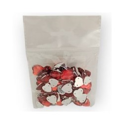 Piedra acrílica para coser Corazon Rojo