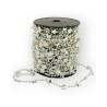 Cuentas en Rollo Plata Estrellas 4 mm