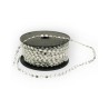 Cuentas en Rollo Plata Corazones 5 mm