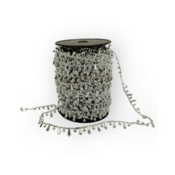 Cuentas en Rollo Plata Gota 10 mm