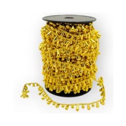 Cuentas en Rollo Oro Gota 10 mm