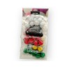 Tarjeta de Pom Poms Metálicos Básicos 25 mm