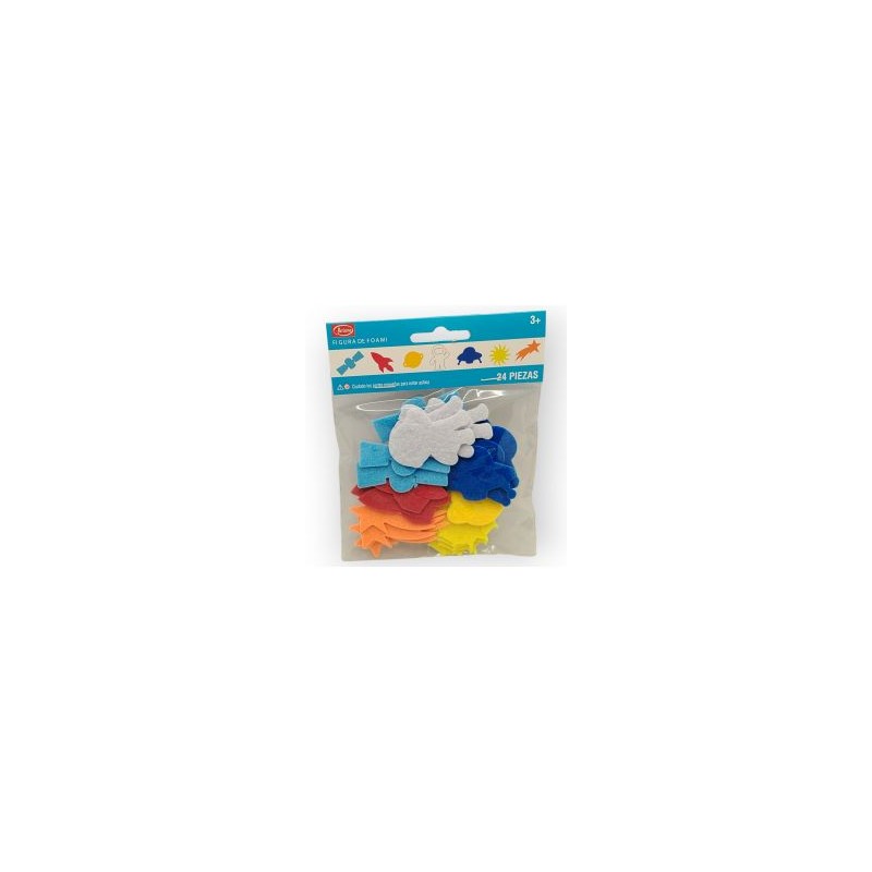 Figura de Fieltro con Adhesivo Espacio