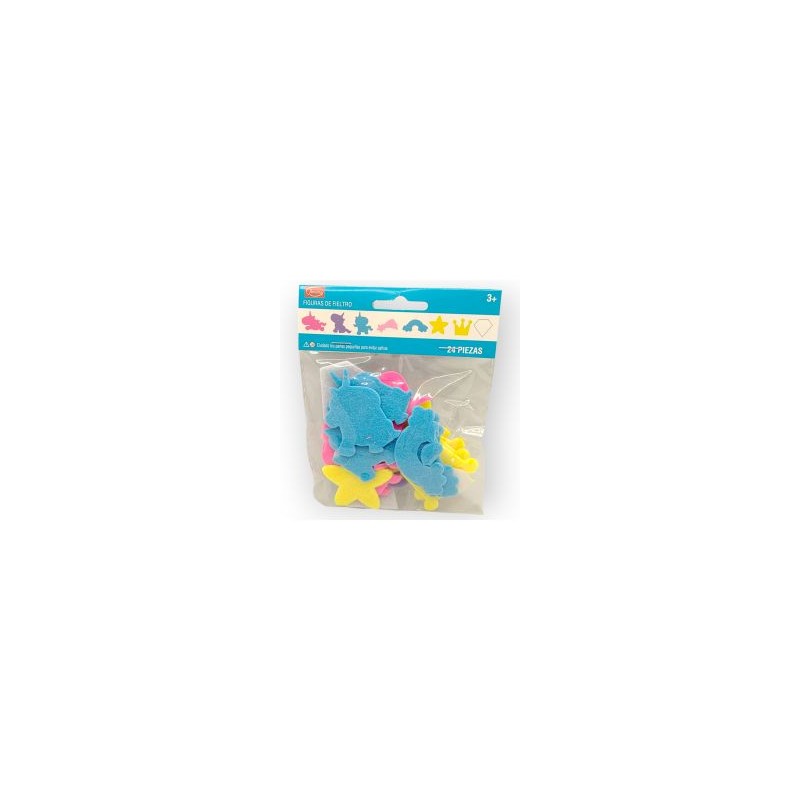 Figura de Fieltro con Adhesivo Princesa