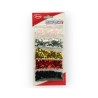 Surtido Lentejuela Iris-Plata-Oro-Rojo-Negro Plana