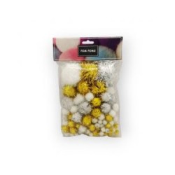 Pom poms Multicolor Multitamaño