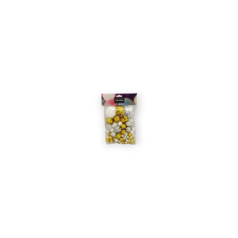 Pom poms Multicolor Multitamaño