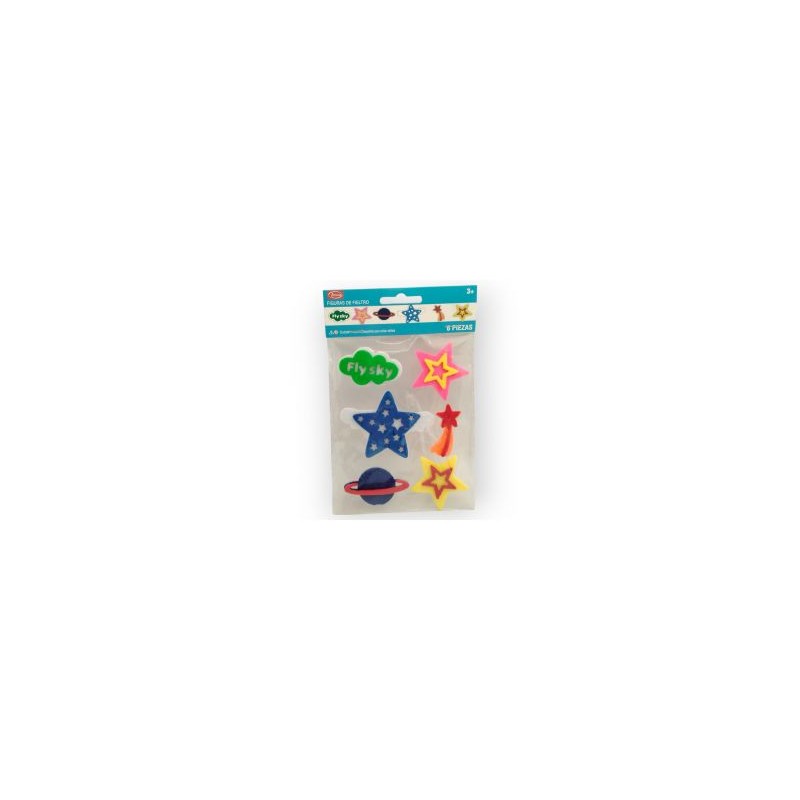Figura de Fieltro con Adhesivo Fly Sky