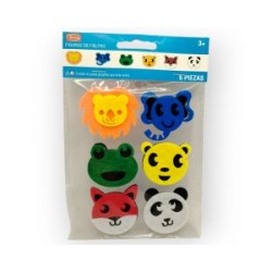 Figura de Fieltro con Adhesivo Animalitos 2