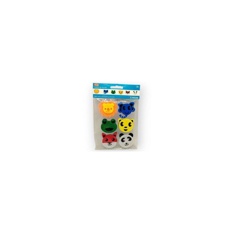 Figura de Fieltro con Adhesivo Animalitos 2