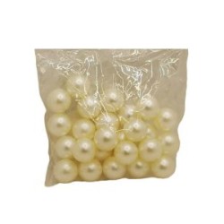 Perlas en bolsa Hueso 16 mm