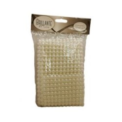 Perla Plana en Rollo Blanco 8 mm