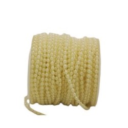 Perla En Rollo Ivory Nacarada 3 Mm
