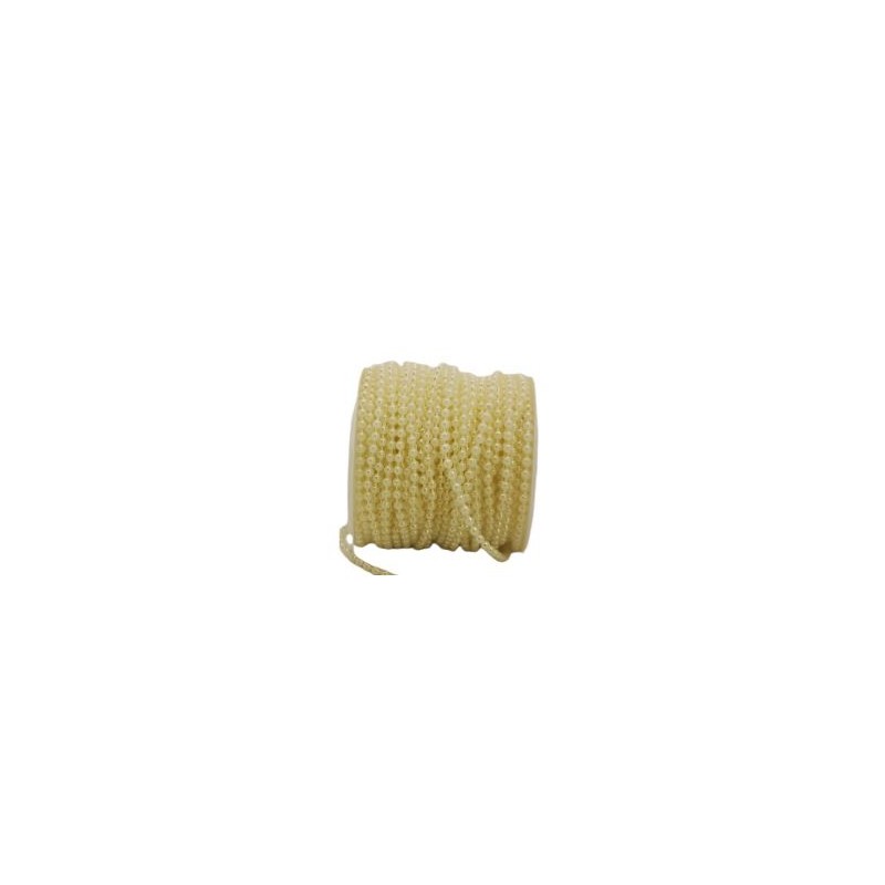 Perla En Rollo Ivory Nacarada 3 Mm