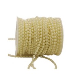 Perla En Rollo Ivory Nacarada 4 Mm
