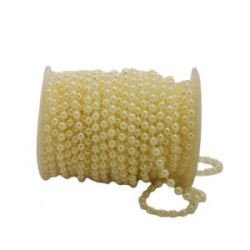 Perla En Rollo Ivory Nacarada 6 Mm