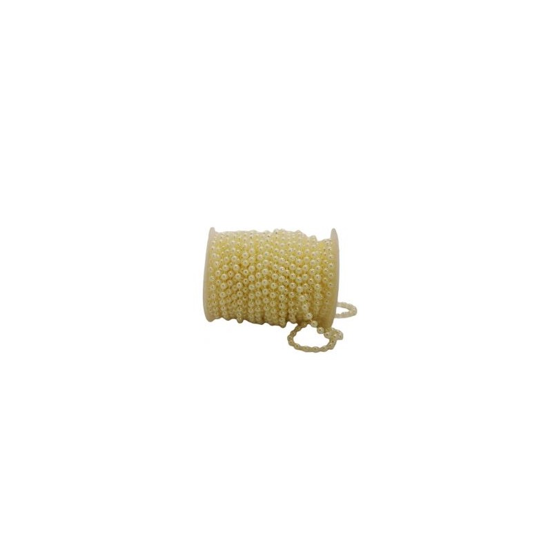 Perla En Rollo Ivory Nacarada 6 Mm