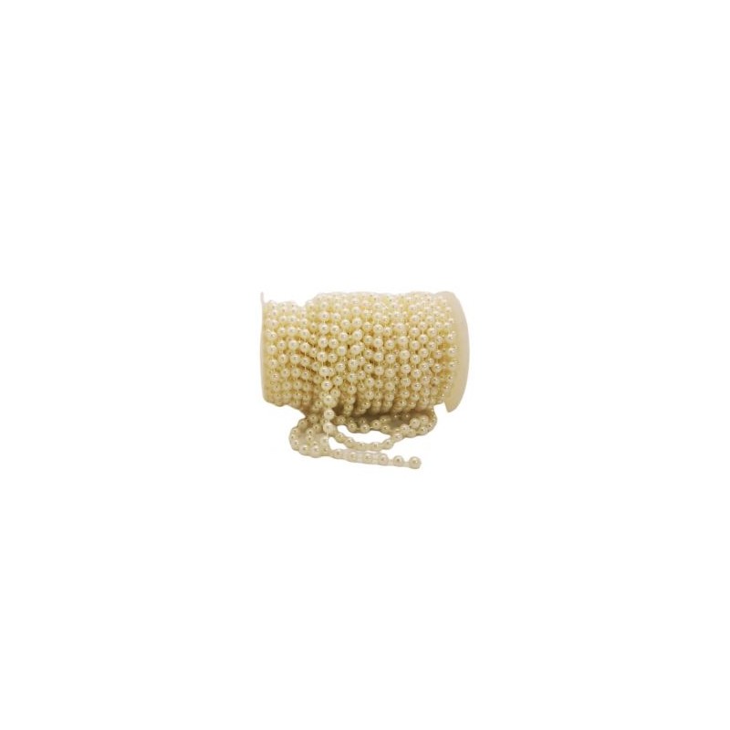 Perla En Rollo Ivory Nacarada 10 Mm