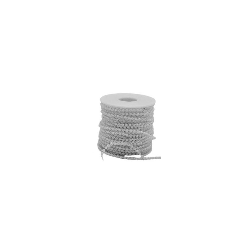 Perla En Rollo Blanco Nacarada 3 Mm