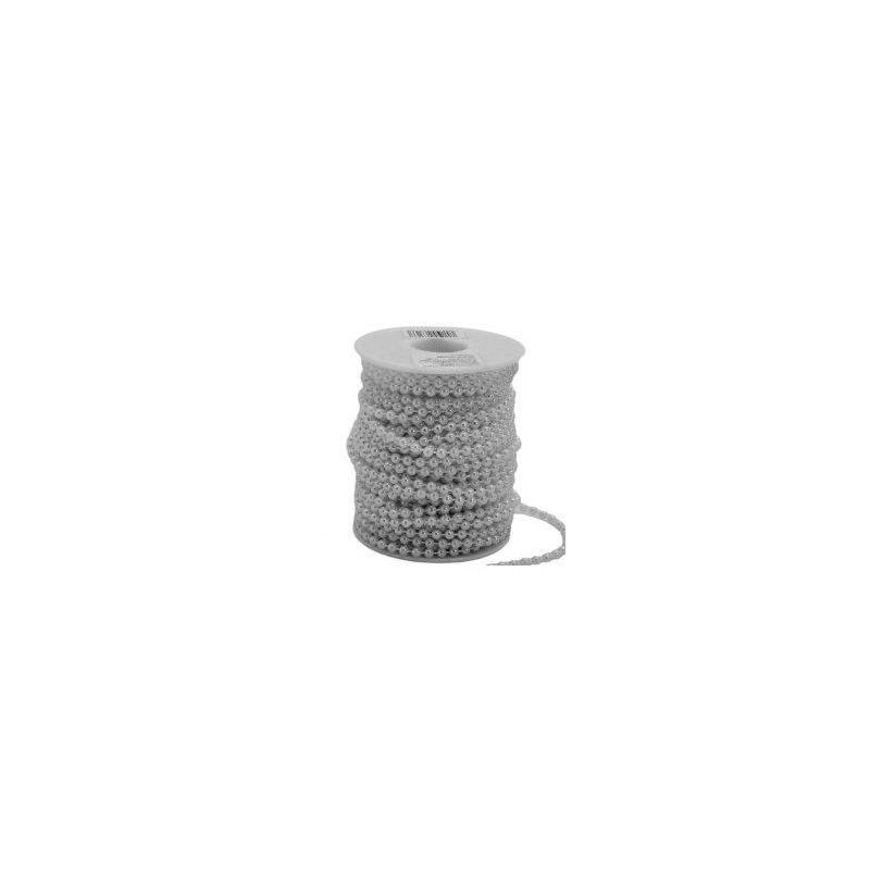 Perla En Rollo Blanco Nacarada 4 Mm