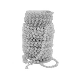 Perla En Rollo Blanco Nacarada 8 Mm