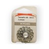 Botones en Cajita 30 mm Plata-Diamante Mod.1433082B