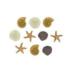 Botones Decorativos Conchitas Mod.452
