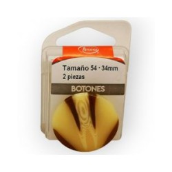 Botones en Cajita 34 mm Crema Mod.1295446