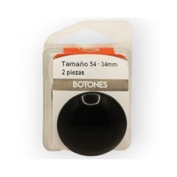 Botones en Cajita 34 mm Negro Mod.1285402