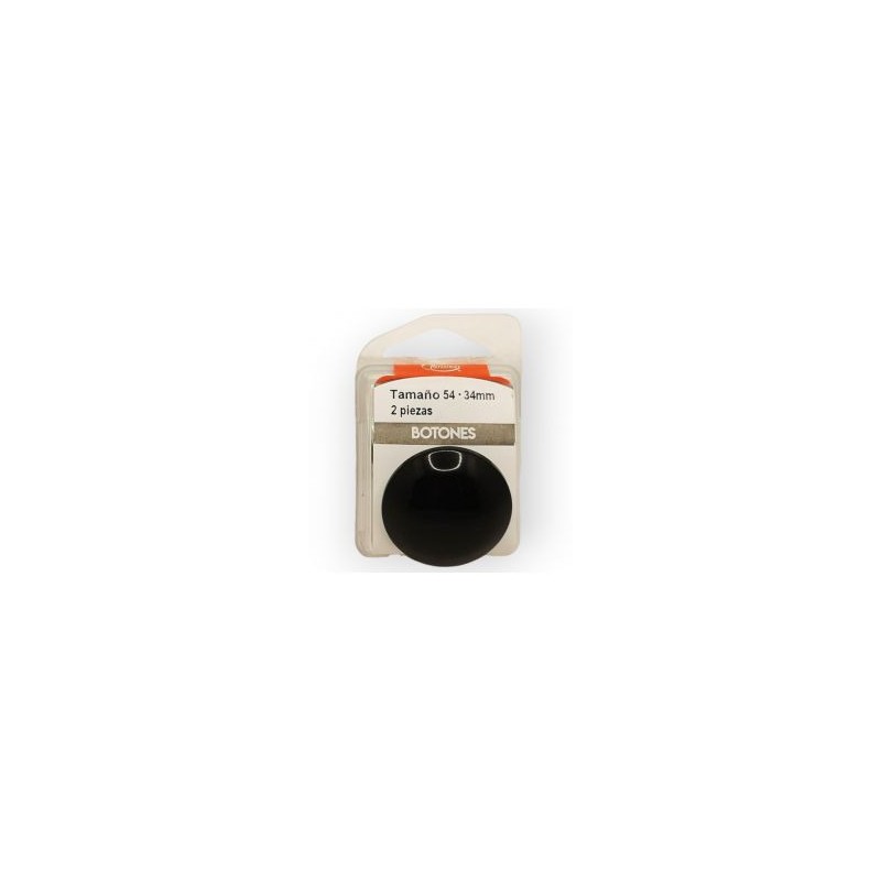 Botones en Cajita 34 mm Negro Mod.1285402