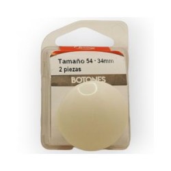 Botones en Cajita 34 mm Blanco Mod.1285401