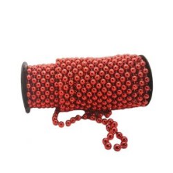 Perla En Rollo Rojo Metálica #10