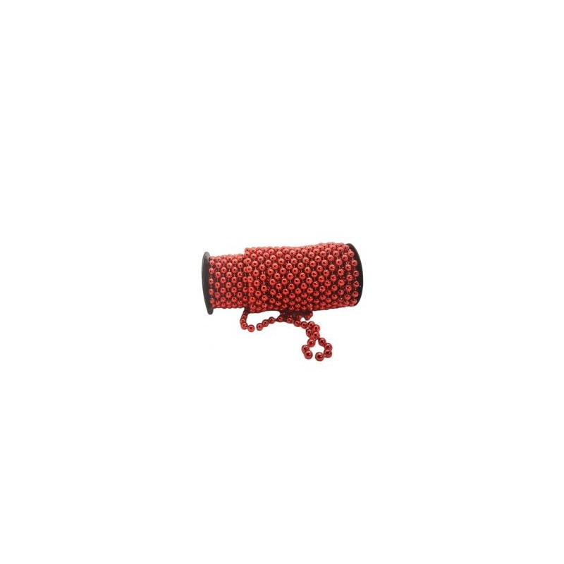 Perla En Rollo Rojo Metálica #10