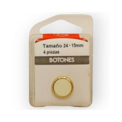Botones en Cajita 15 mm Blanco Mod.0122401