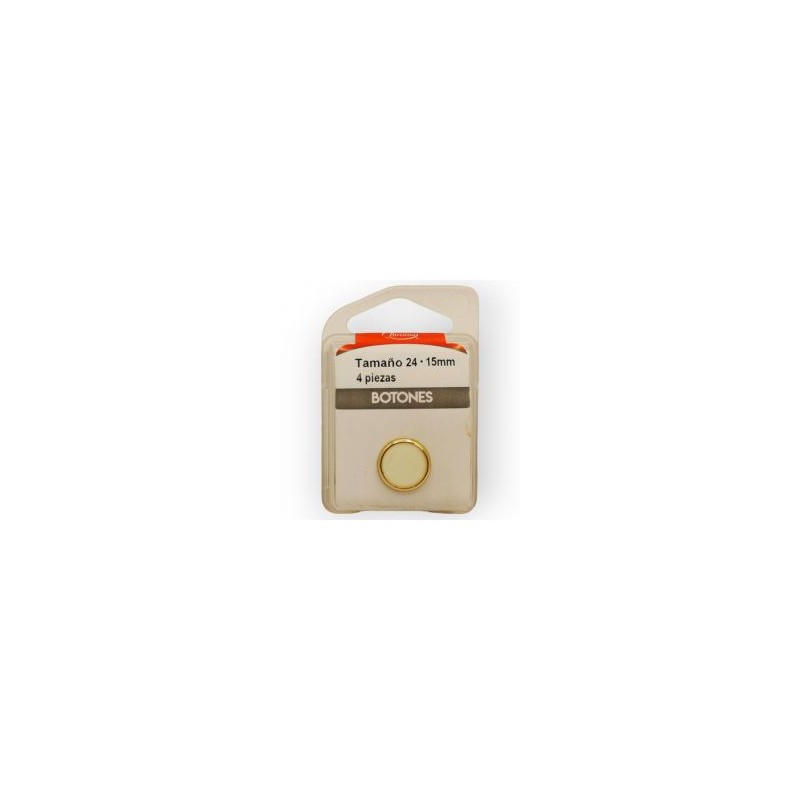Botones en Cajita 15 mm Blanco Mod.0122401