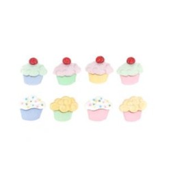 Botones Decorativos Mini Cup Cakes