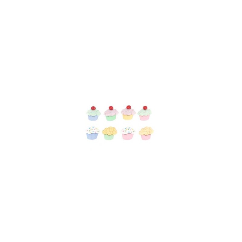 Botones Decorativos Mini Cup Cakes